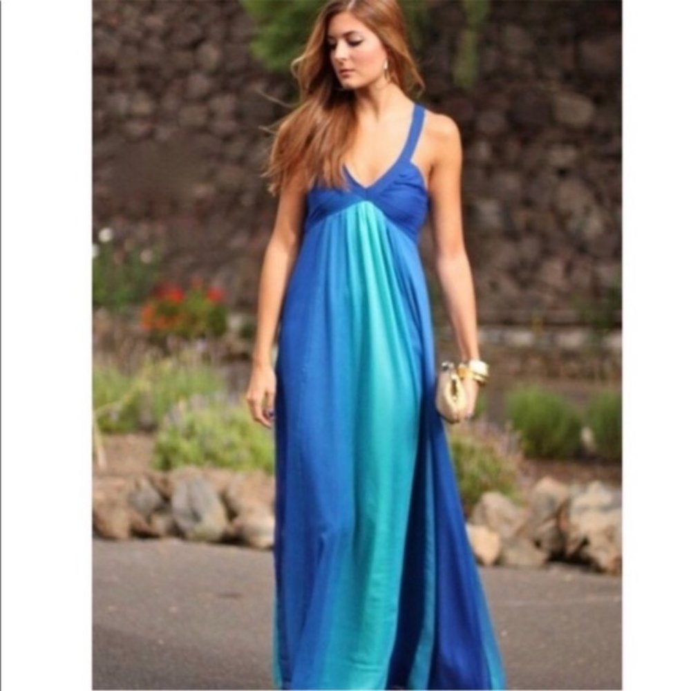 Floor length ombré sundress or maxi size 8